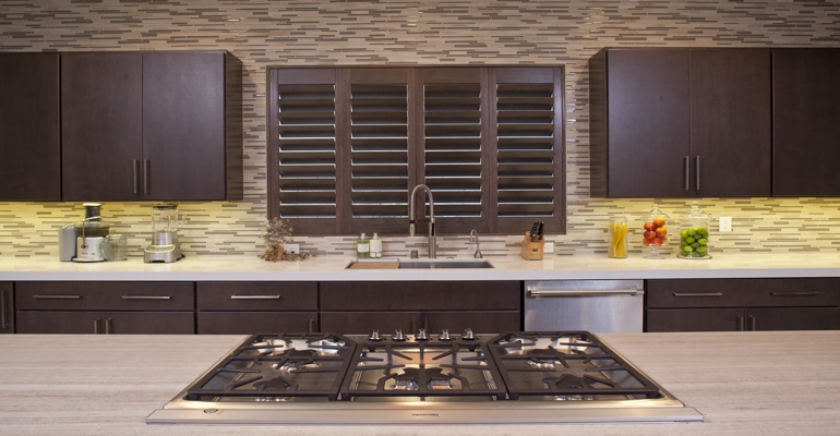 New York wood shutter kitchen